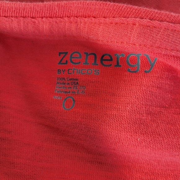 Womens Zenergy by Chicos Made in the USA Embellished in the design size XS - Picture 4 of 4
